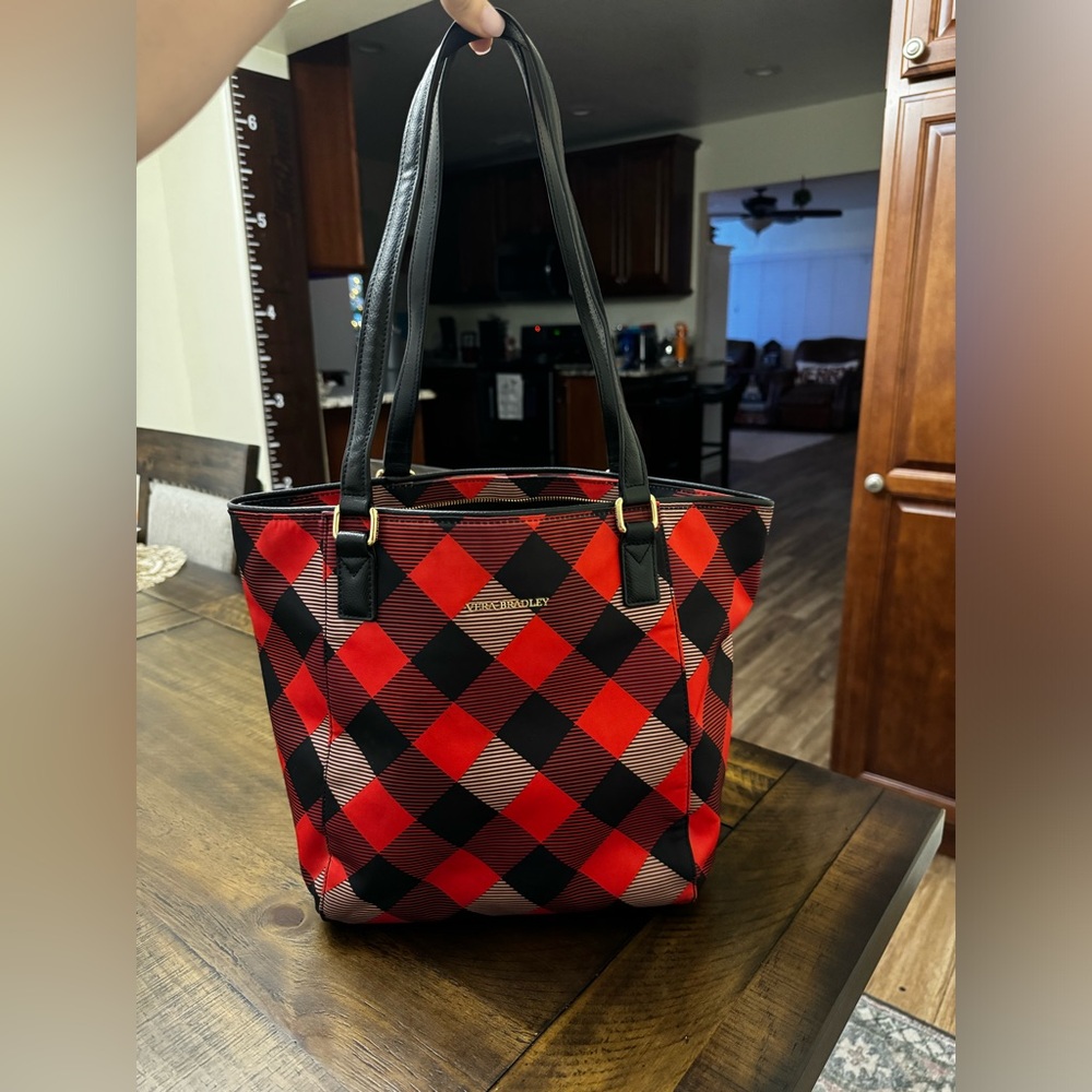Vera Bradley Ella Tote Buffalo Plaid